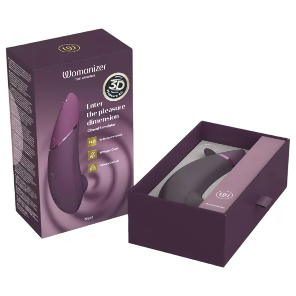 Womanizer Next - punjivi stimulator klitorisa sa talasima vazduha (ljubičasti)