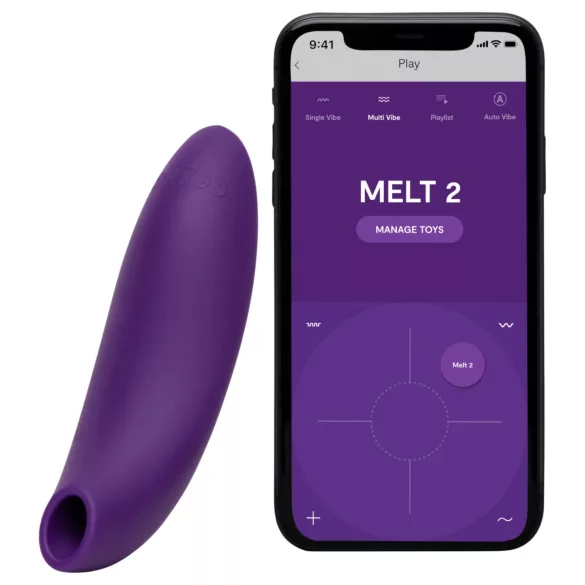 We-Vibe Melt 2 - стимулатор клиториса са таласима ваздуха управљан апликацијом (љубичасти)