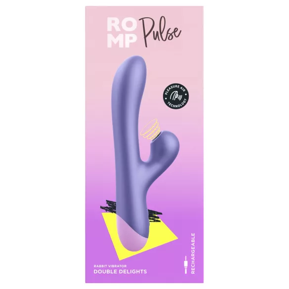 ROMP Pulse - G-tačka vibrator sa pulsnim stimulacijom klitorisa (ljubičasti)