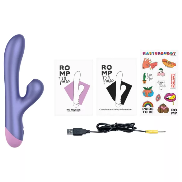 ROMP Pulse - G-tačka vibrator sa pulsnim stimulacijom klitorisa (ljubičasti)