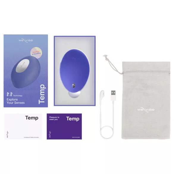 We-Vibe Temp - vibrator za hlađenje i zagrevanje klitorisa (plavi)