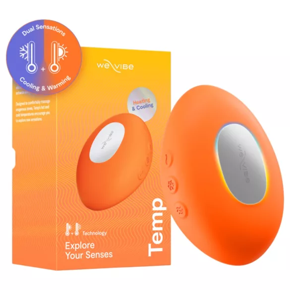 We‑Vibe Temp - hladno‑topli vibrator za stimulaciju klitorisa (narandžasti)