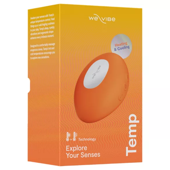We‑Vibe Temp - hladno‑topli vibrator za stimulaciju klitorisa (narandžasti)