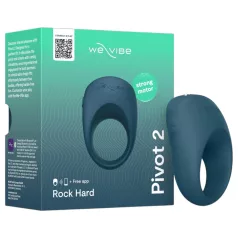   We-Vibe Pivot 2 - aplikacijom upravljani vibrirajući penis-prsten za muškarce (plava)