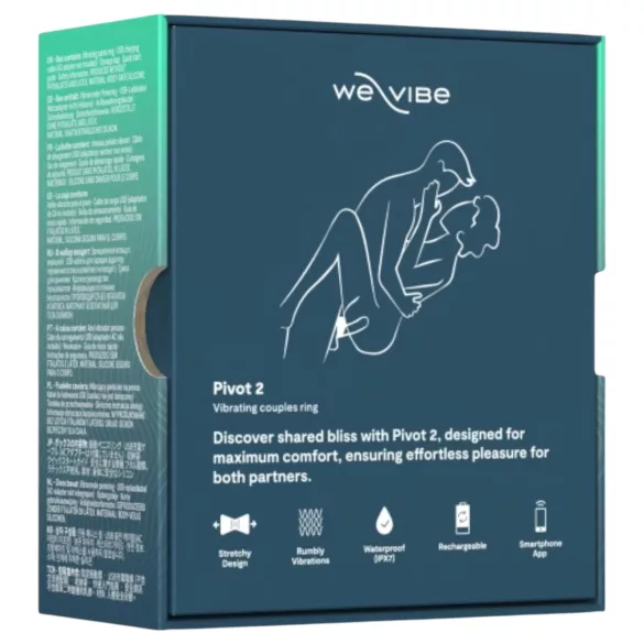 We-Vibe Pivot 2 - pametna vibraciona prsten za penis (plava)