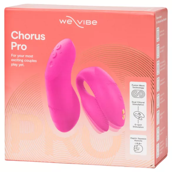 We-Vibe Chorus Pro - par vibrator sa aplikacijom i daljinskim upravljačem (pink)