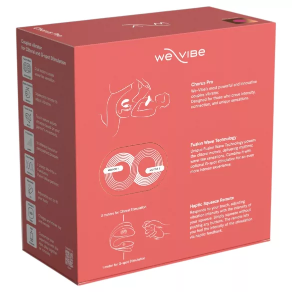 We-Vibe Chorus Pro - par vibrator sa aplikacijom i daljinskim upravljačem (pink)