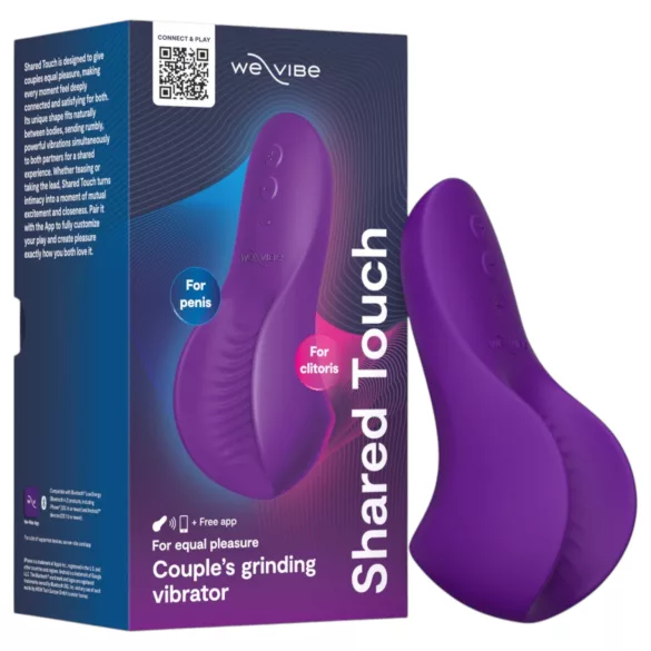 We-Vibe Shared Touch - pametni vibrator za parove (ljubičasti)