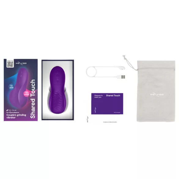 We-Vibe Shared Touch - pametni vibrator za parove (ljubičasti)