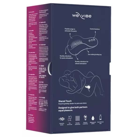 We-Vibe Shared Touch - pametni vibrator za parove (ljubičasti)