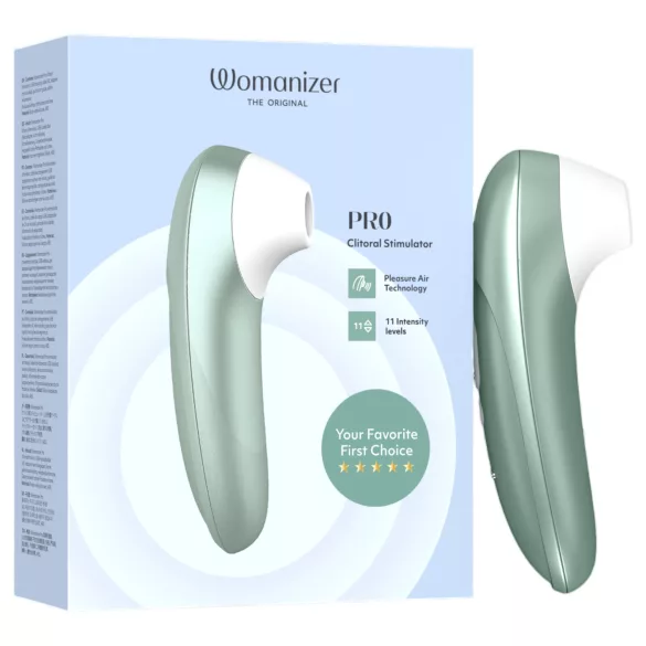 Womanizer Pro - stimulator klitorisa sa talasima vazduha (zeleni)