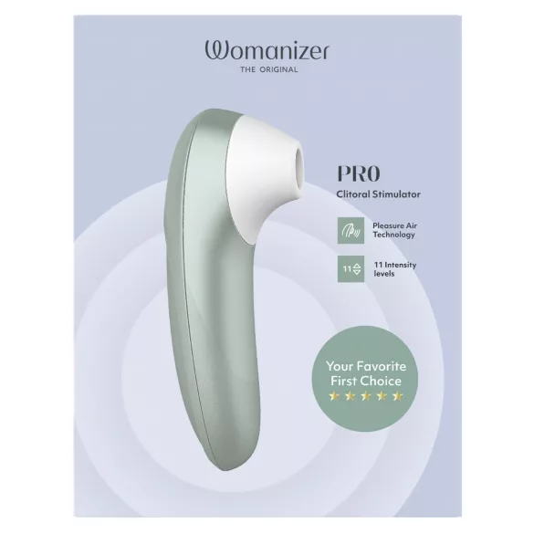 Womanizer Pro - stimulator klitorisa sa talasima vazduha (zeleni)