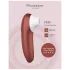 Womanizer Pro - стимулатор клиториса са таласима ваздуха (црвени)