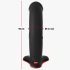 Fun Factory The Boss Stub – dildo sa vakuum bazom (crni)