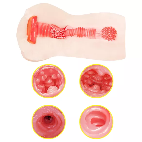 TAMASHII Continuous Orgasm - anime veštačka vagina masturbator (natur)