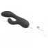 le Wand Soft Rabbit - 2 motorni vibrator sa klitorisom (crni)