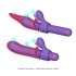 Magic Stick - vibrator sa promenljivim nastavcima (ljubičasti)