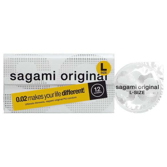 Sagami Original 0,02 L - prezervativ - 58mm (12 kom)