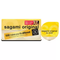 Sagami Original 0,02 XL - кондоми - 61mm (6 ком)