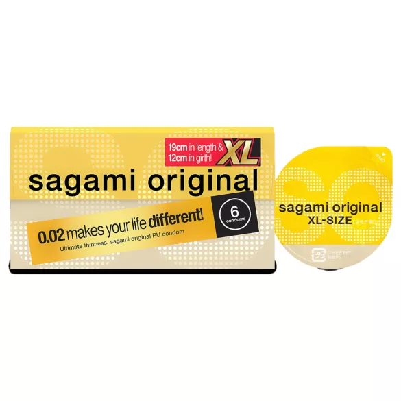 Sagami Original 0,02 XL - кондоми - 61mm (6 ком)