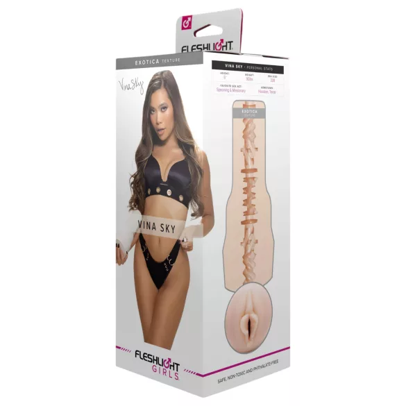 Fleshlight Vina Sky Exotica - реалистична вештачка вагина (природна)
