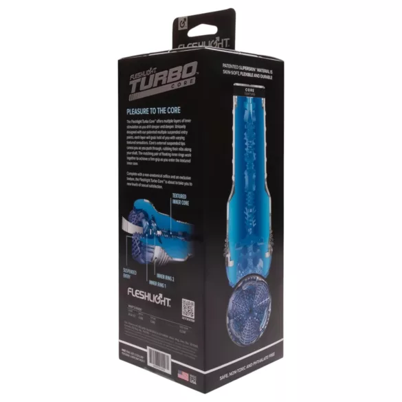 Fleshlight Turbo Core - usisni masturbator (plavo)