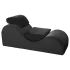 Liberator Esse Lounger - višenamenski sex sofa (crna)