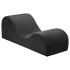 Liberator Esse Lounger - višenamenski sex sofa (crna)
