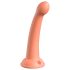 Dillio Tajni Istraživač - dildo sa glavom (17cm) - narandžasti