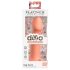 Dillio Veliki Heroj - silikonski dildo s vakuumom (17 cm) - narandžasti
