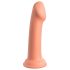 Dillio Veliki Heroj - silikonski dildo s vakuumom (17 cm) - narandžasti