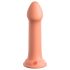 Dillio Veliki Heroj - silikonski dildo s vakuumom (17 cm) - narandžasti