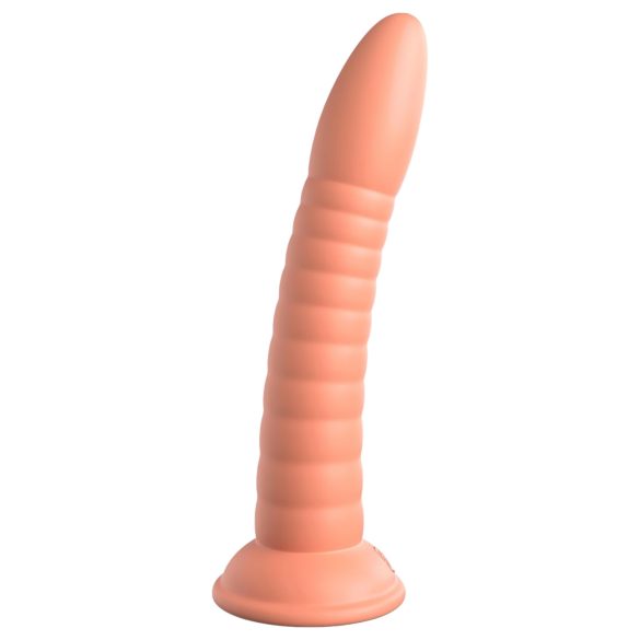 Dillio Wild Thing - žlebasti dildo (19cm) - narandžasti