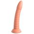 Dillio Wild Thing - žlebasti dildo (19cm) - narandžasti