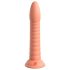 Dillio Wild Thing - žlebasti dildo (19cm) - narandžasti