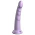 Dillio Slim Seven - ljubičasti dildо sa vakumom (20cm)