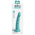 Dillio Slim Sedam - vakuum stimulirajući dildo (20cm) - tirkizna