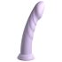 Dillio Super Eight - silikonski ljubičasti dildo sa vakumom (21cm)