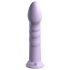 Dillio Super Eight - silikonski ljubičasti dildo sa vakumom (21cm)