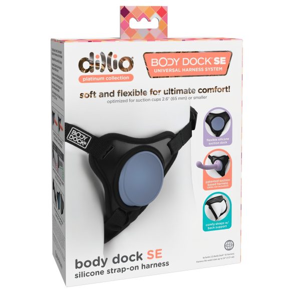 Dillio Body Dock SE - crni-plavi kaiši za vezivanje