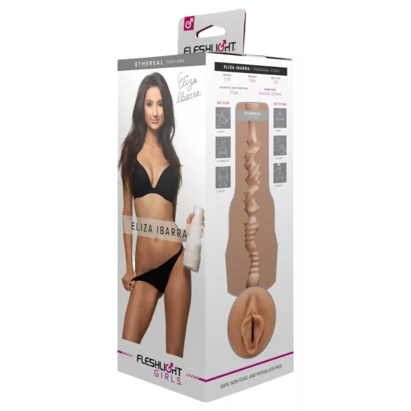 Fleshlight Eliza Ibarra Ethereal - реалистична вештачка вагина (природна)