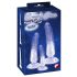 Crystal Clear - Analni Trener Set od 3 (prozirno-plava)