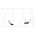 Savršeni crni podesivi dildo - Black Velvet