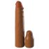 X-TENSION Elite 2 - prilagodljivi penis rukav (braon)