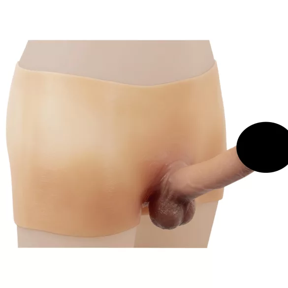 You2Toys Ultra Realistic - silikonski penis donji (prirodna boja)
