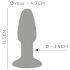 You2Toys - Silikonski analni čep (u boji)