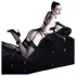 Liberator Black Label Esse - podesiva troslojna tantra fotelja (crna)