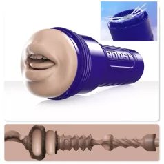   Fleshlight Boost Usne - realistična usta masturbator (prirodna)