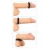 You2Toys 4u1 - Set prstenova za penis i testise (natur-crno)