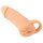 Prirodna koža - penis rukavac & veštačka vagina - 18cm (prirodno)